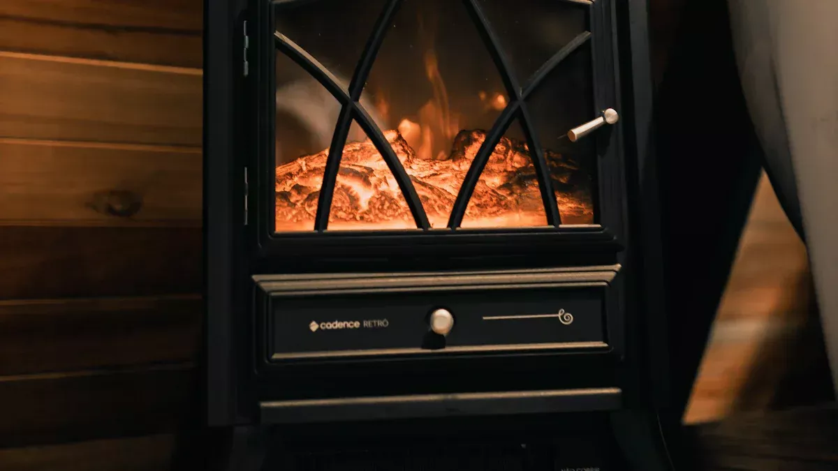 중앙 난방, 전기 용광로 및 공간 히터를 실행하는 크기 생성기